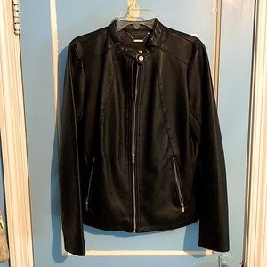 a.n.a faux leather jacket, size L